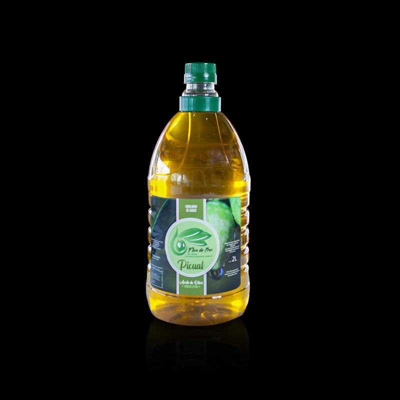 Garrafa PET 2 litros de aceite de oliva virgen extra