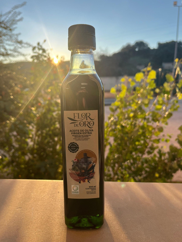 Pet de 500 ml de aceite de oliva virgen extra verde cosecha 24/25