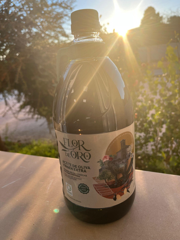 Aceite de oliva virgen extra verde cosecha 24/25, garrafa de 2litros