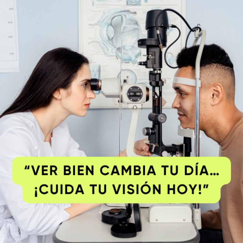 “Tus ojos, nuestra prioridad.”