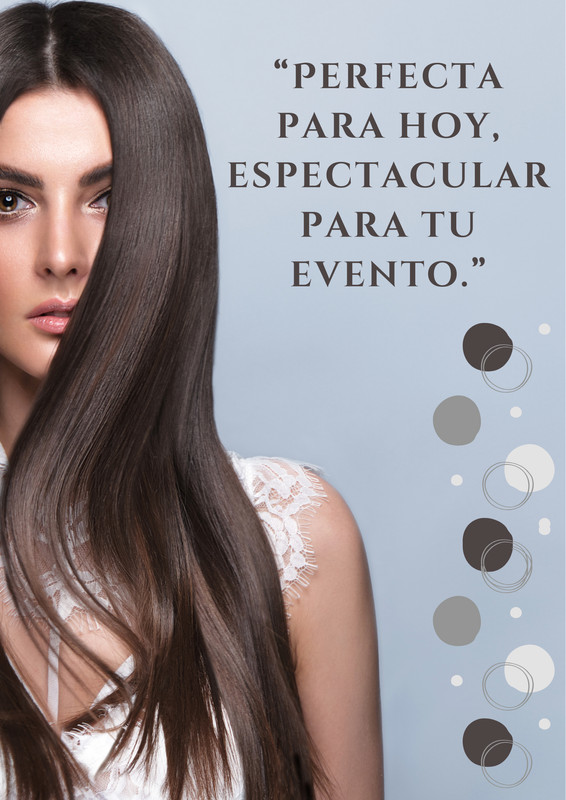“Perfecta para hoy, espectacular para tu evento.”